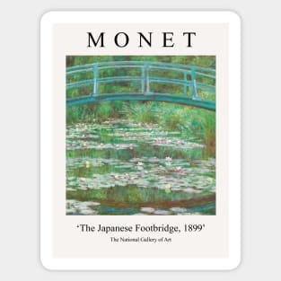 Monet The Japanese Footbridge 1899 Sticker